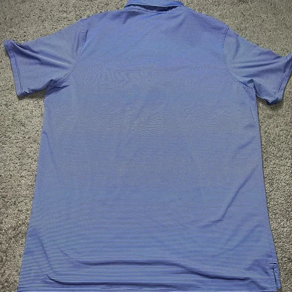 Greyson Polo Shirt Extra Large Purple Blue Club Golf Performance Outdoors Wolf - Picture 7 of 7